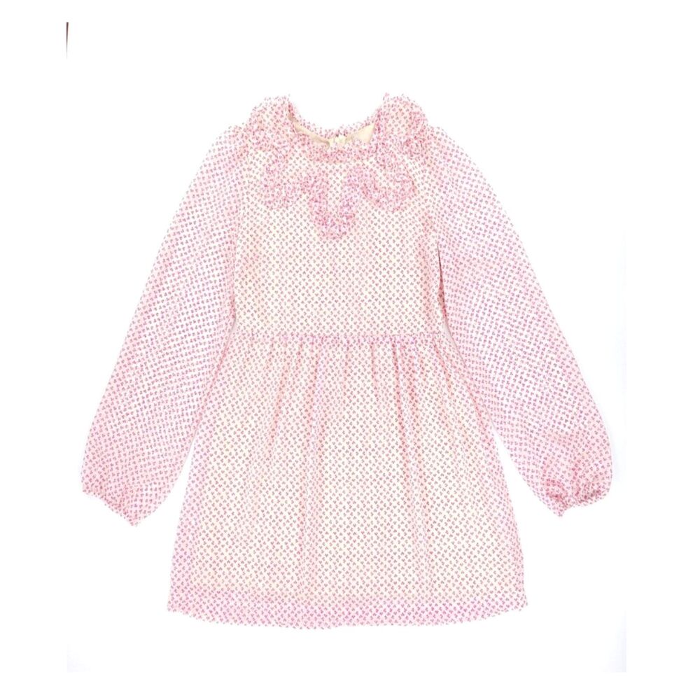 FREE PEOPLE Noveau Butterfly Ruffled Mini Dress Coquette Whimsical Boho Twee 10